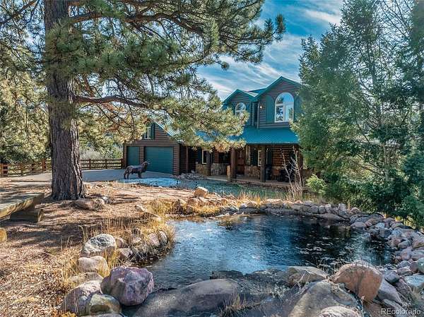 35.3 Acres of Recreational Land with Home for Sale in Florissant, Colorado
