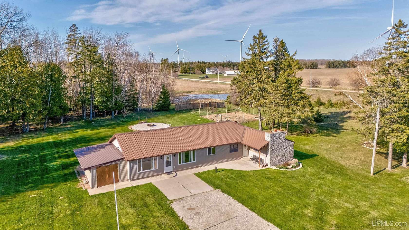 2 Acres of Land with Home for Sale in Garden, Michigan