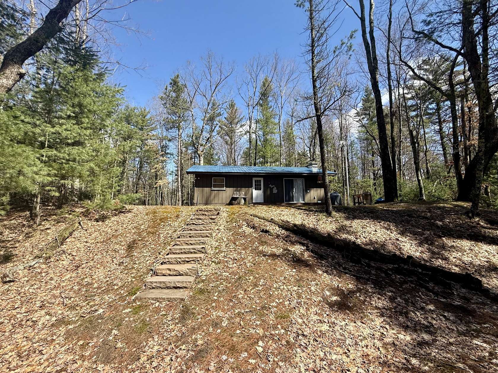 9 Acres of Land with Home for Sale in Chase, Michigan