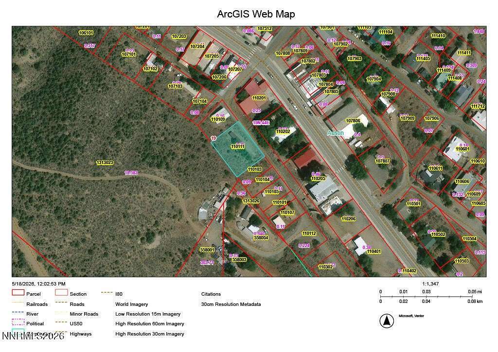 0.29 Acres of Residential Land for Sale in Austin, Nevada
