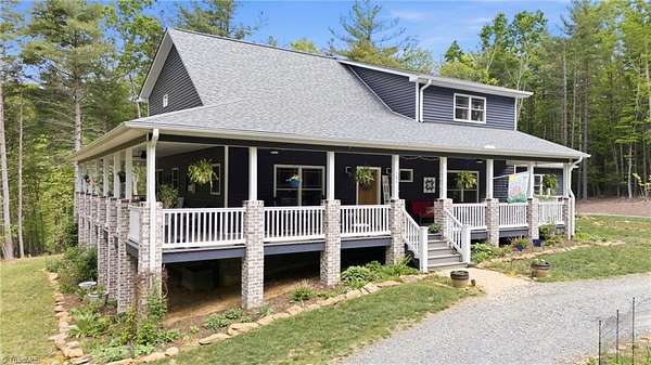3 Acres of Land with Home for Sale in Glade Valley, North Carolina