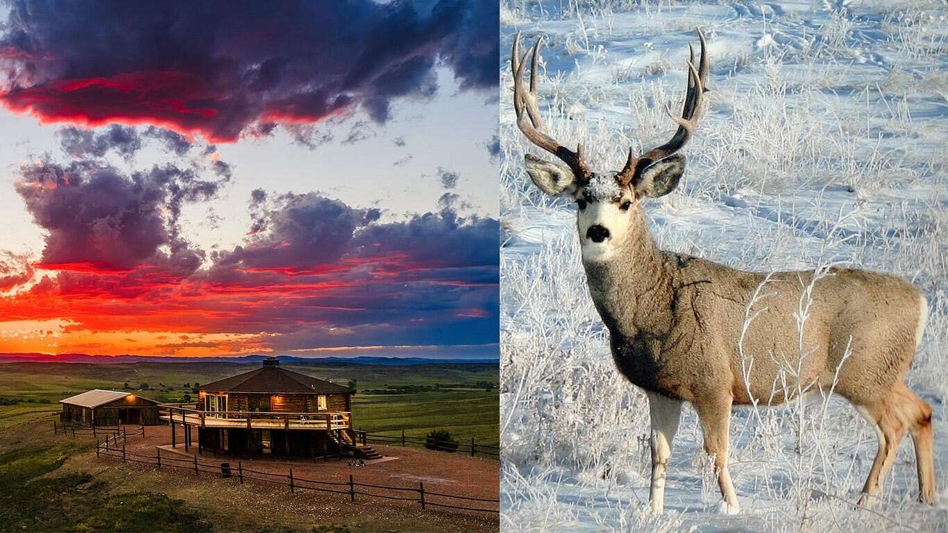 383 Acres of Land with Home for Sale in Sheridan, Wyoming