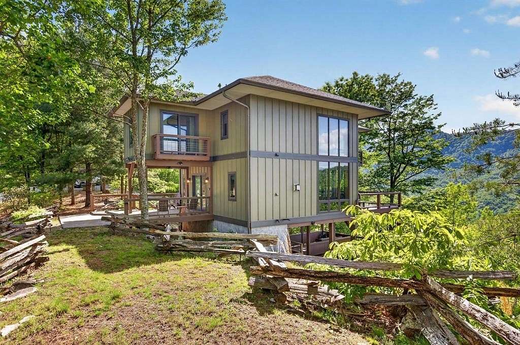 3.66 Acres of Land with Home for Sale in Bryson City, North Carolina