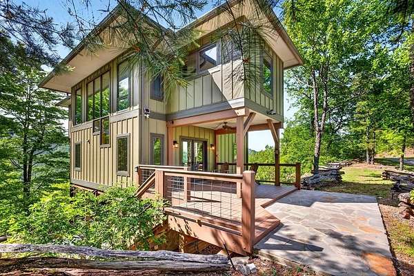 3.66 Acres of Land with Home for Sale in Bryson City, North Carolina