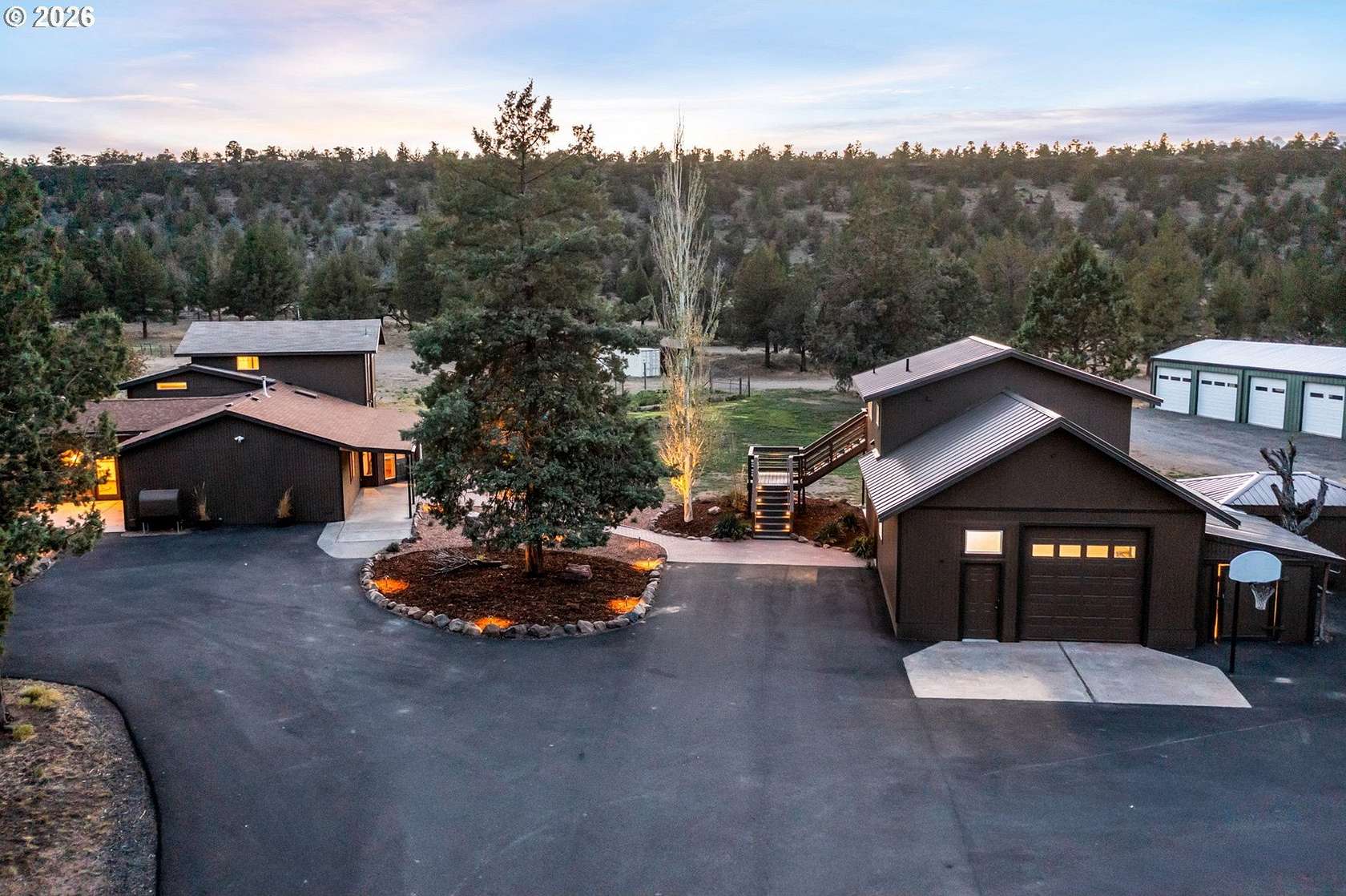 5 Acres of Land with Home for Sale in Redmond, Oregon