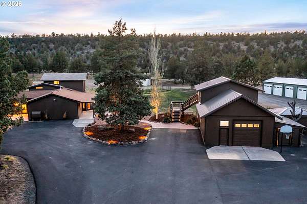 5 Acres of Land with Home for Sale in Redmond, Oregon