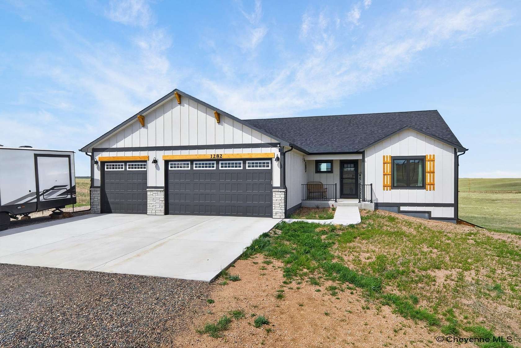 9.56 Acres of Land with Home for Sale in Cheyenne, Wyoming