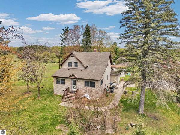 80 Acres of Land with Home for Sale in Le Roy, Michigan