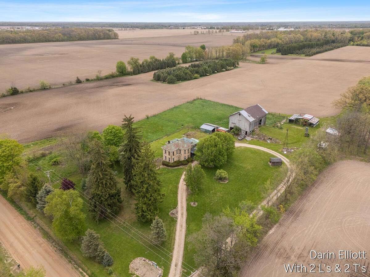 58.4 Acres of Land with Home for Sale in Ionia, Michigan