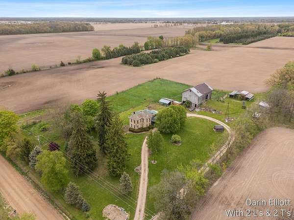 58.4 Acres of Land with Home for Sale in Ionia, Michigan