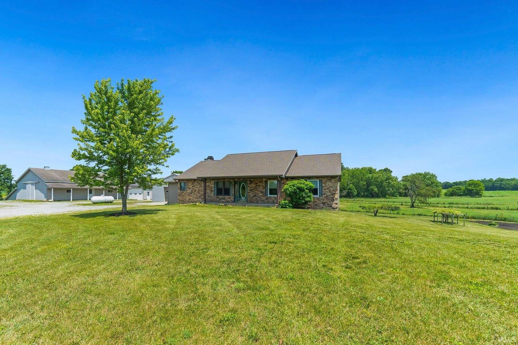 18.1 Acres of Land with Home for Sale in Kimmell, Indiana