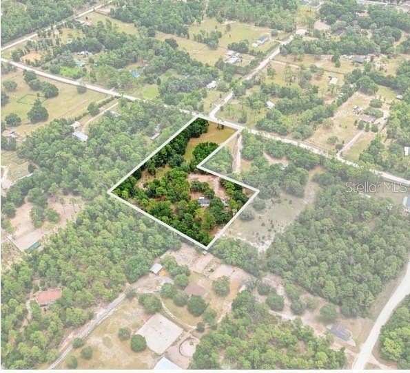 5 Acres of Land with Home for Sale in Ocala, Florida