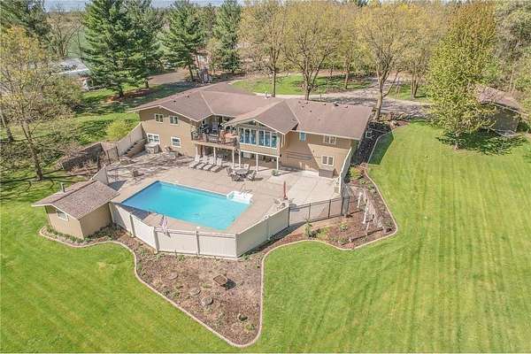14 Acres of Recreational Land with Home for Sale in Rice, Minnesota