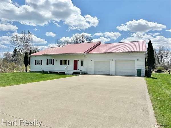 6.24 Acres of Land with Home for Sale in Rubicon Township, Michigan