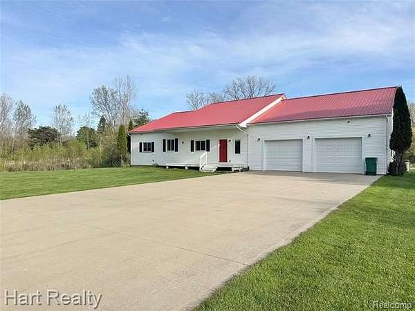 6.24 Acres of Land with Home for Sale in Rubicon Township, Michigan