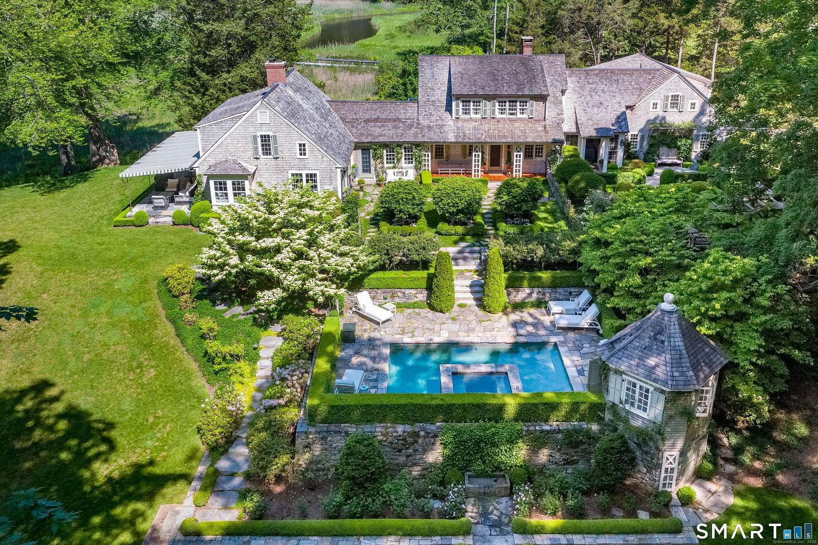 9.4 Acres of Land with Home for Sale in Lyme Town, Connecticut
