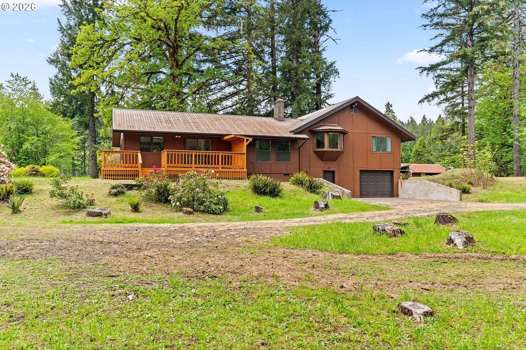 55 Acres of Land with Home for Sale in Marcola, Oregon