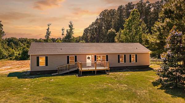 6.72 Acres of Land with Home for Sale in Harleyville, South Carolina
