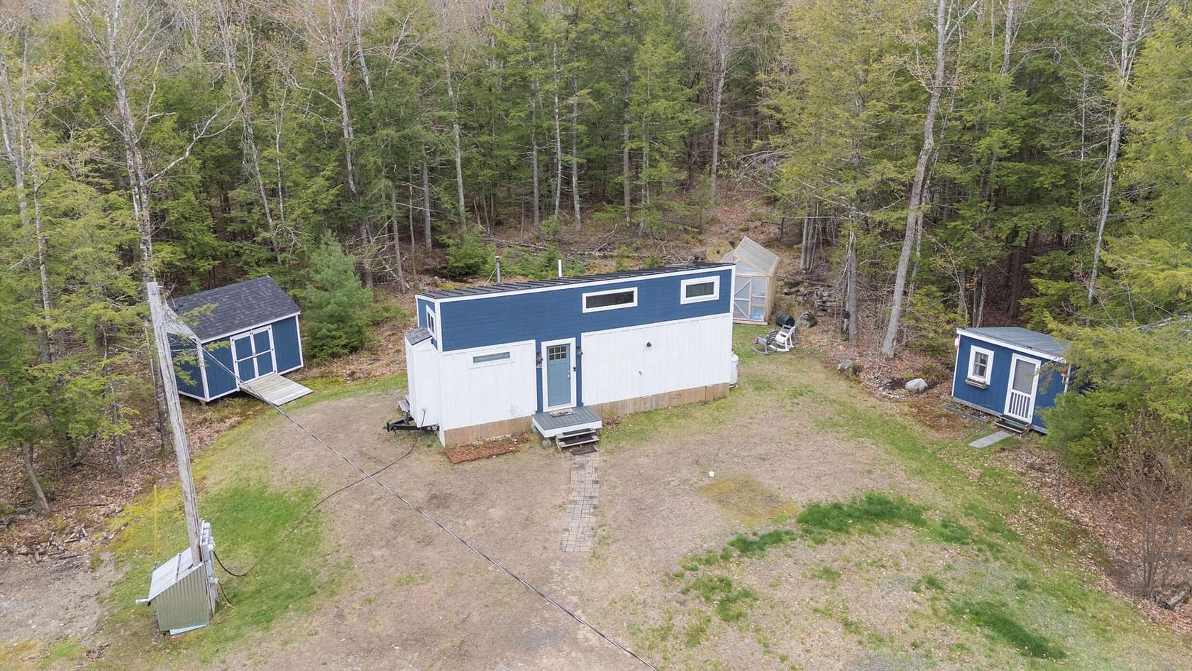 4.49 Acres of Land with Home for Sale in Hollis Town, Maine