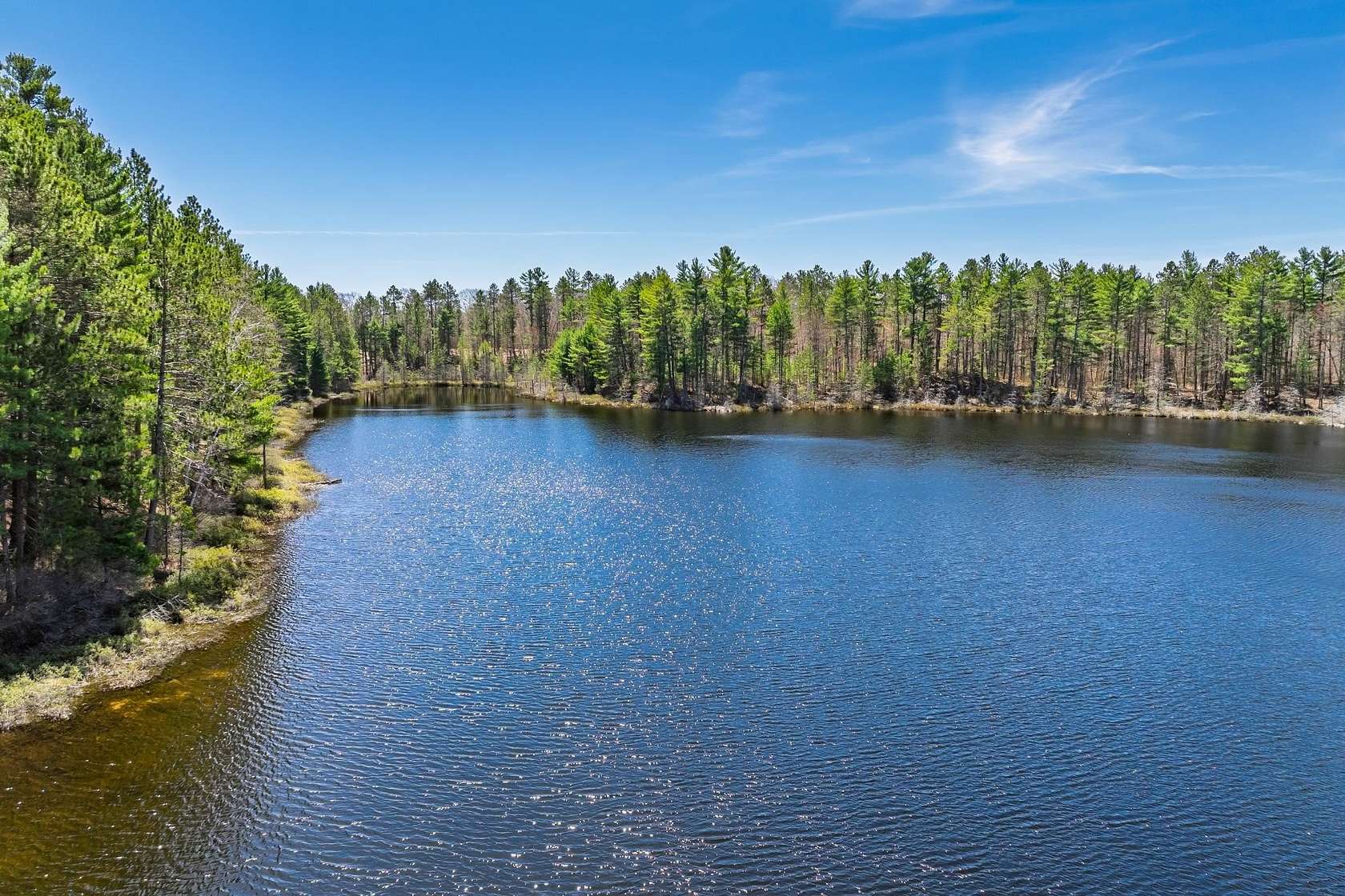 80 Acres of Recreational Land with Home for Sale in Lac du Flambeau, Wisconsin