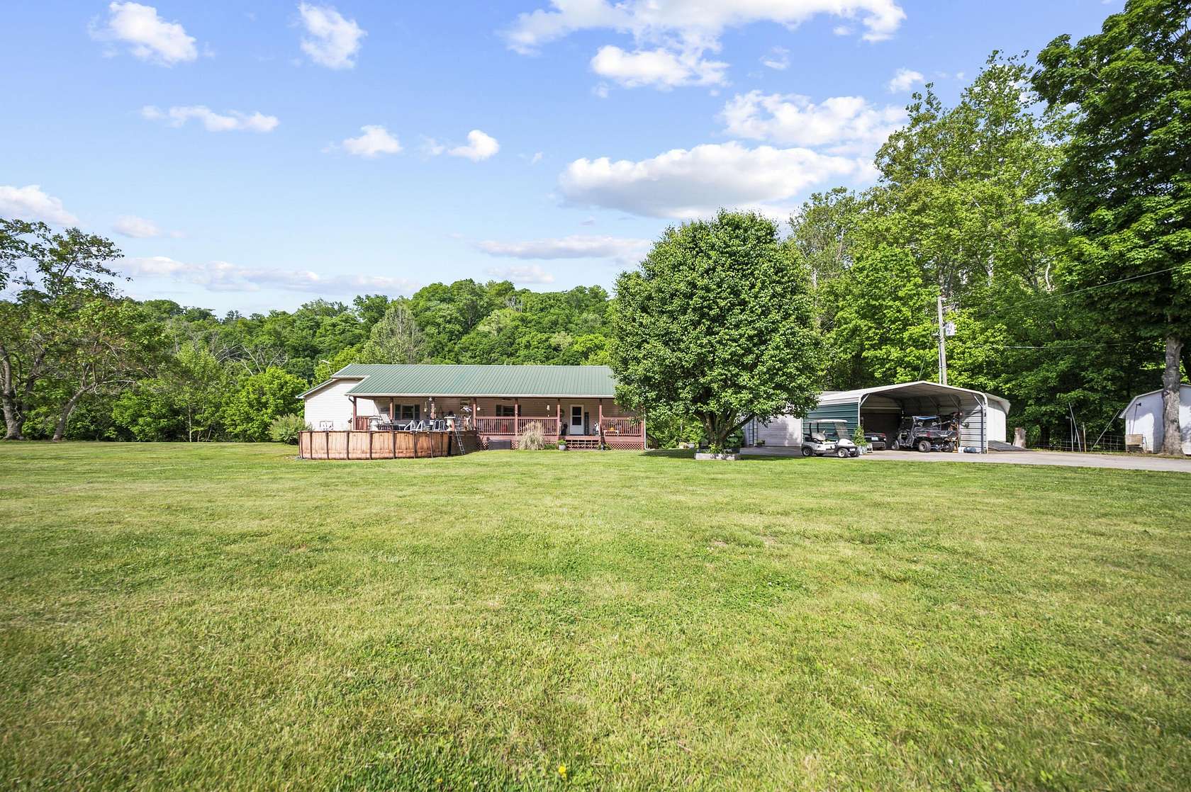 7.57 Acres of Land with Home for Sale in Richmond, Kentucky