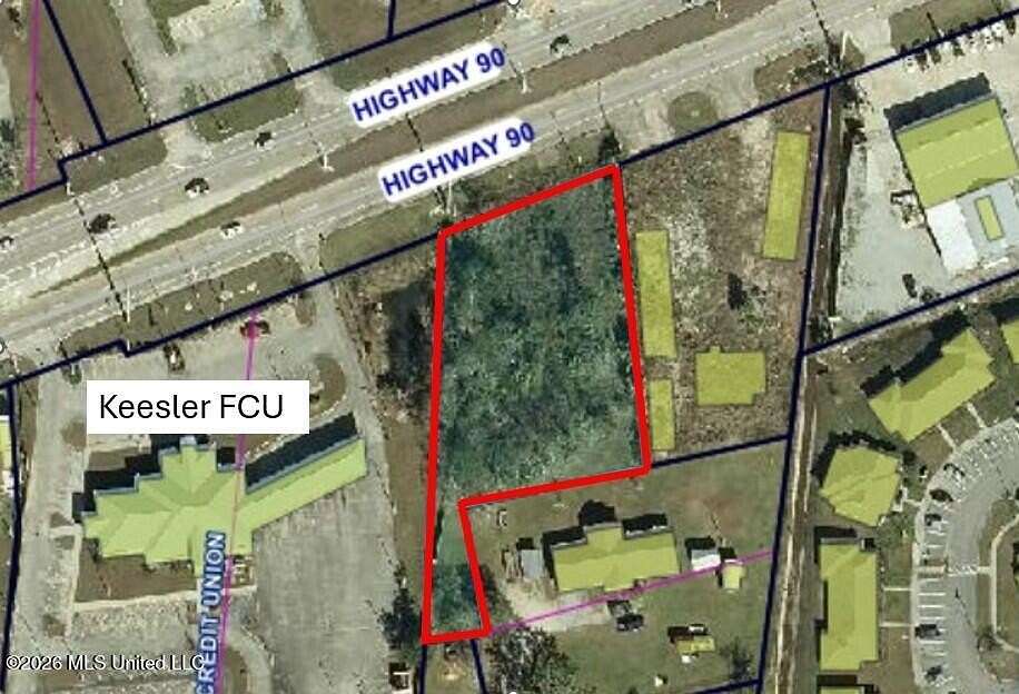 0.97 Acres of Commercial Land for Sale in Waveland, Mississippi