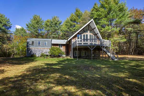 27 Acres of Recreational Land with Home for Sale in Edgecomb, Maine