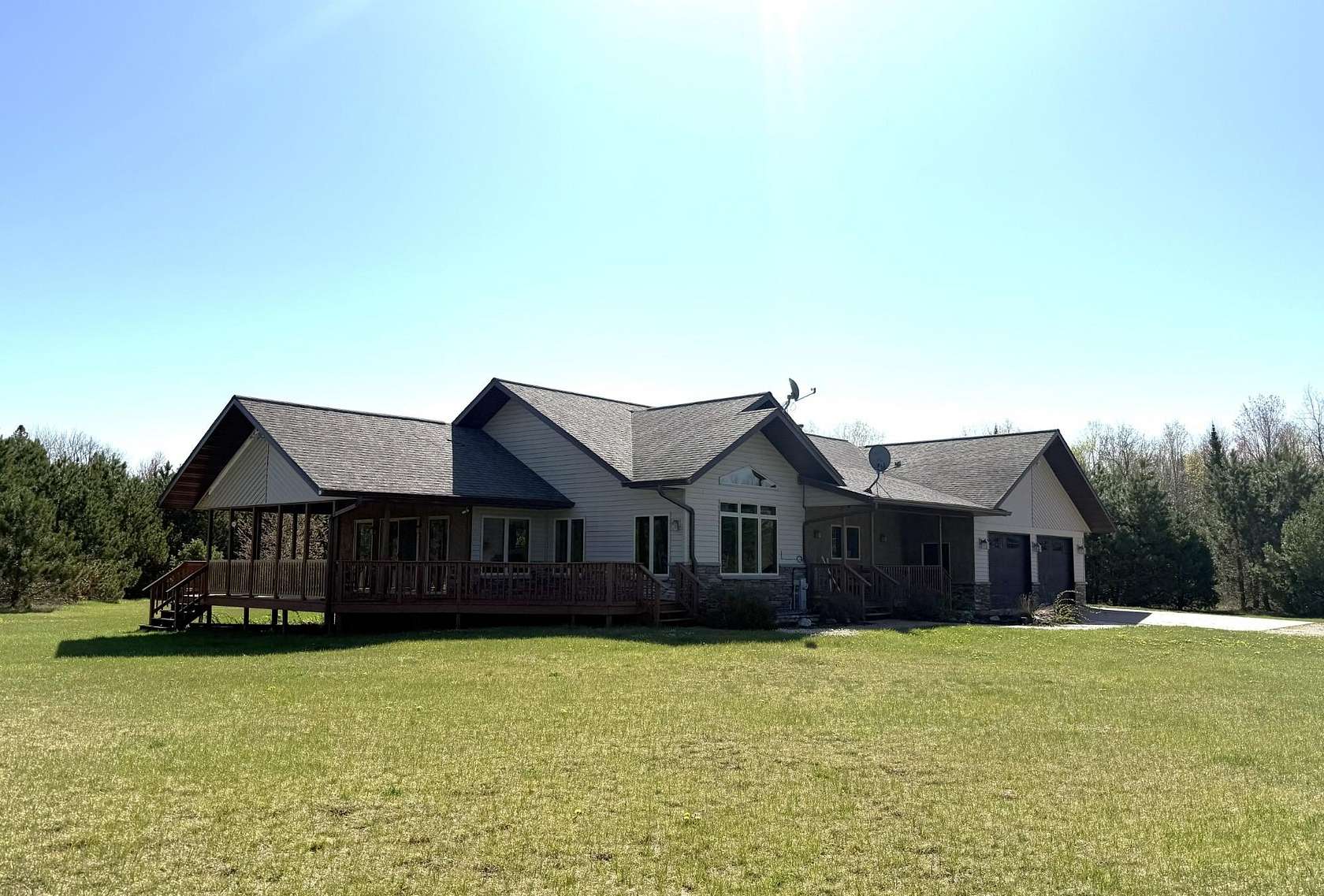 19.2 Acres of Recreational Land with Home for Sale in Goodman, Wisconsin