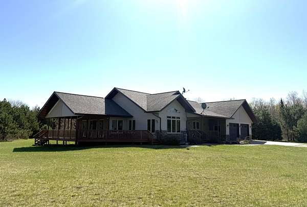 19.2 Acres of Recreational Land with Home for Sale in Goodman, Wisconsin