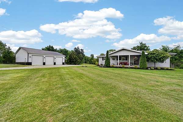 25 Acres of Land with Home for Sale in Versailles, Indiana