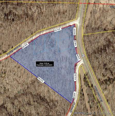 5 Acres of Residential Land for Sale in Camdenton, Missouri