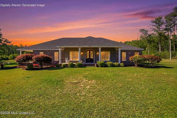 3 Acres of Land with Home for Sale in Saucier, Mississippi