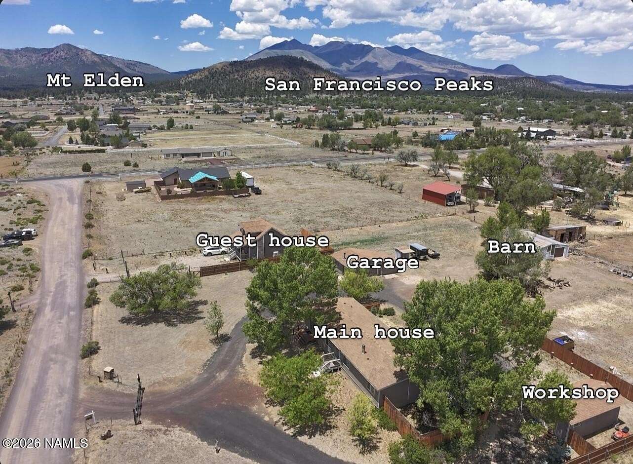 2.5 Acres of Land with Home for Sale in Flagstaff, Arizona