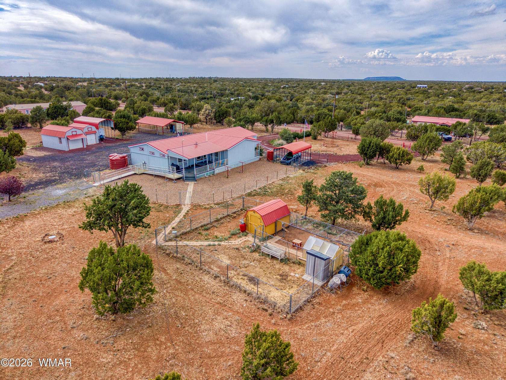 3.5 Acres of Land with Home for Sale in Concho, Arizona