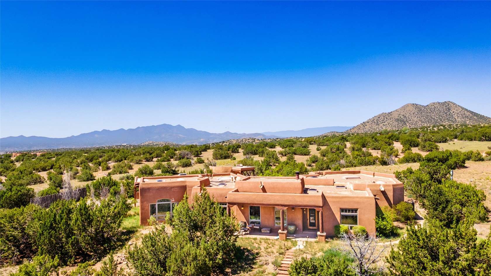 10 Acres of Land with Home for Sale in Santa Fe, New Mexico