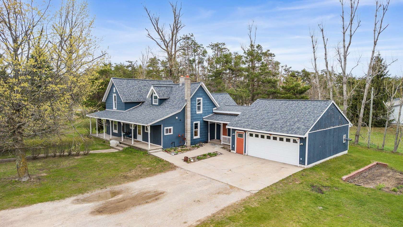 2.73 Acres of Land with Home for Sale in Elmira, Michigan