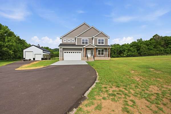 9.35 Acres of Land with Home for Sale in Mount Pleasant, Tennessee