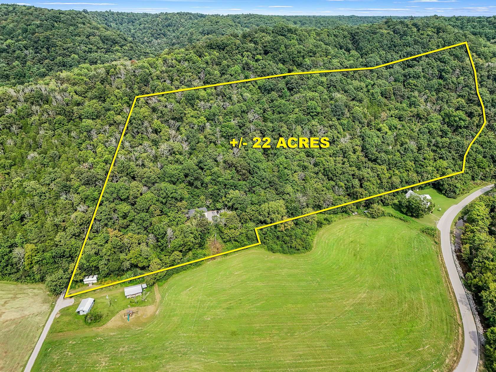 22.1 Acres of Recreational Land with Home for Sale in Liberty, Tennessee