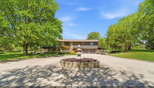 7.29 Acres of Land with Home for Sale in Hilbert, Wisconsin