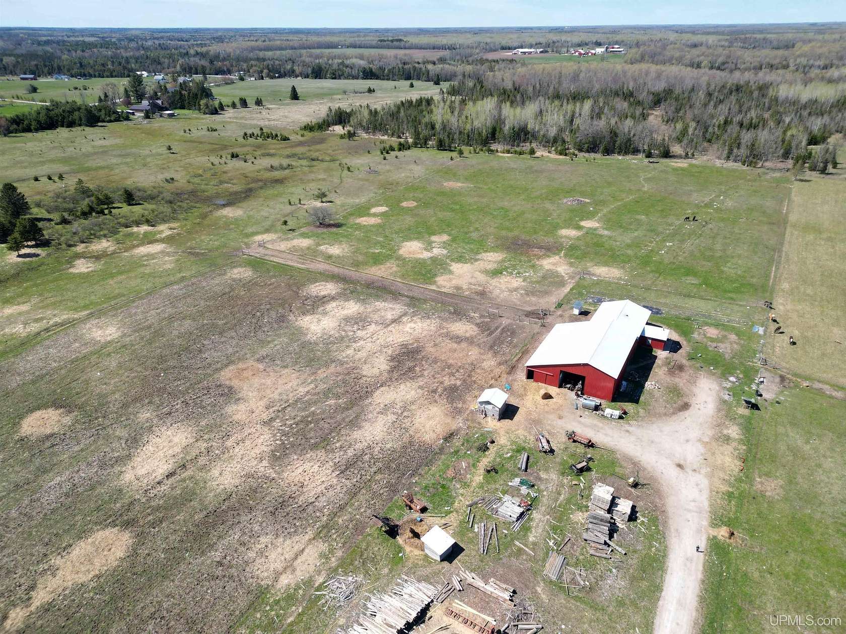 70 Acres of Improved Land for Sale in Cornell, Michigan