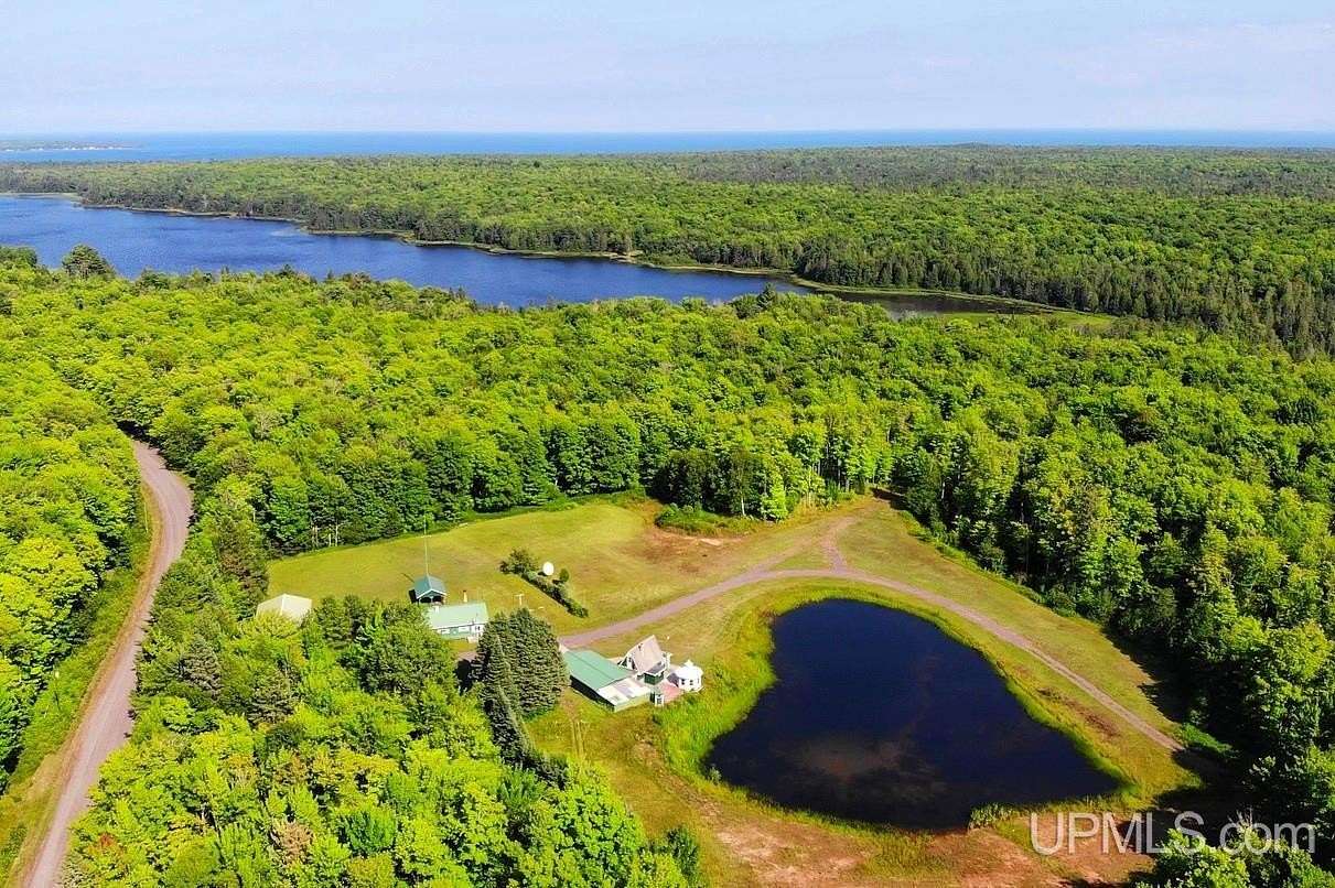 140 Acres of Recreational Land with Home for Sale in Lake Linden, Michigan