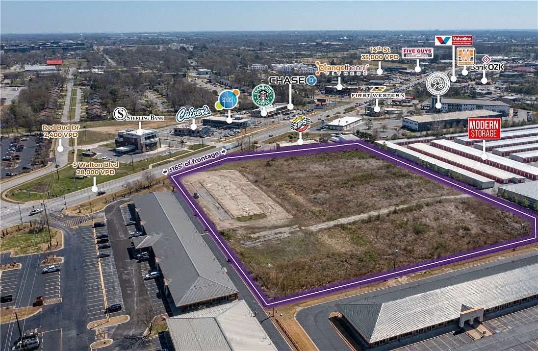 7 Acres of Commercial Land for Sale in Bentonville, Arkansas