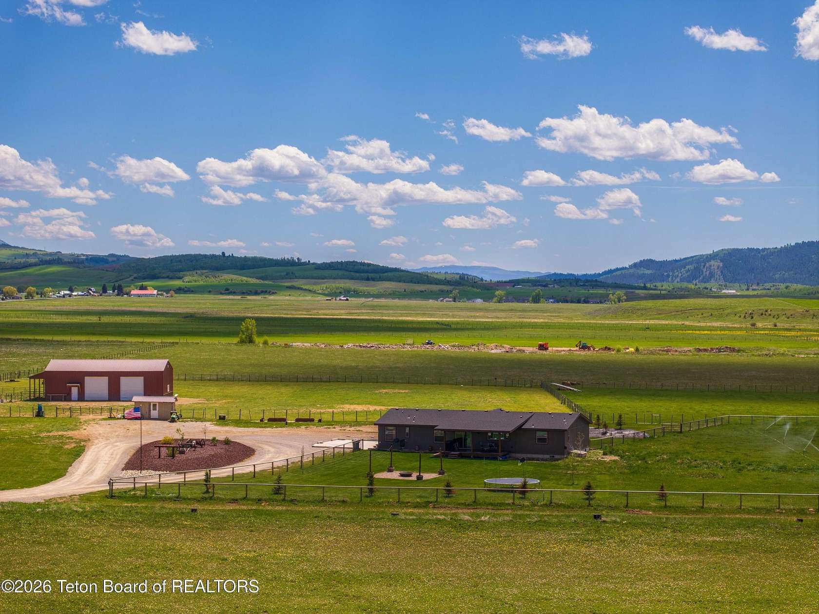 19.6 Acres of Land with Home for Sale in Thayne, Wyoming