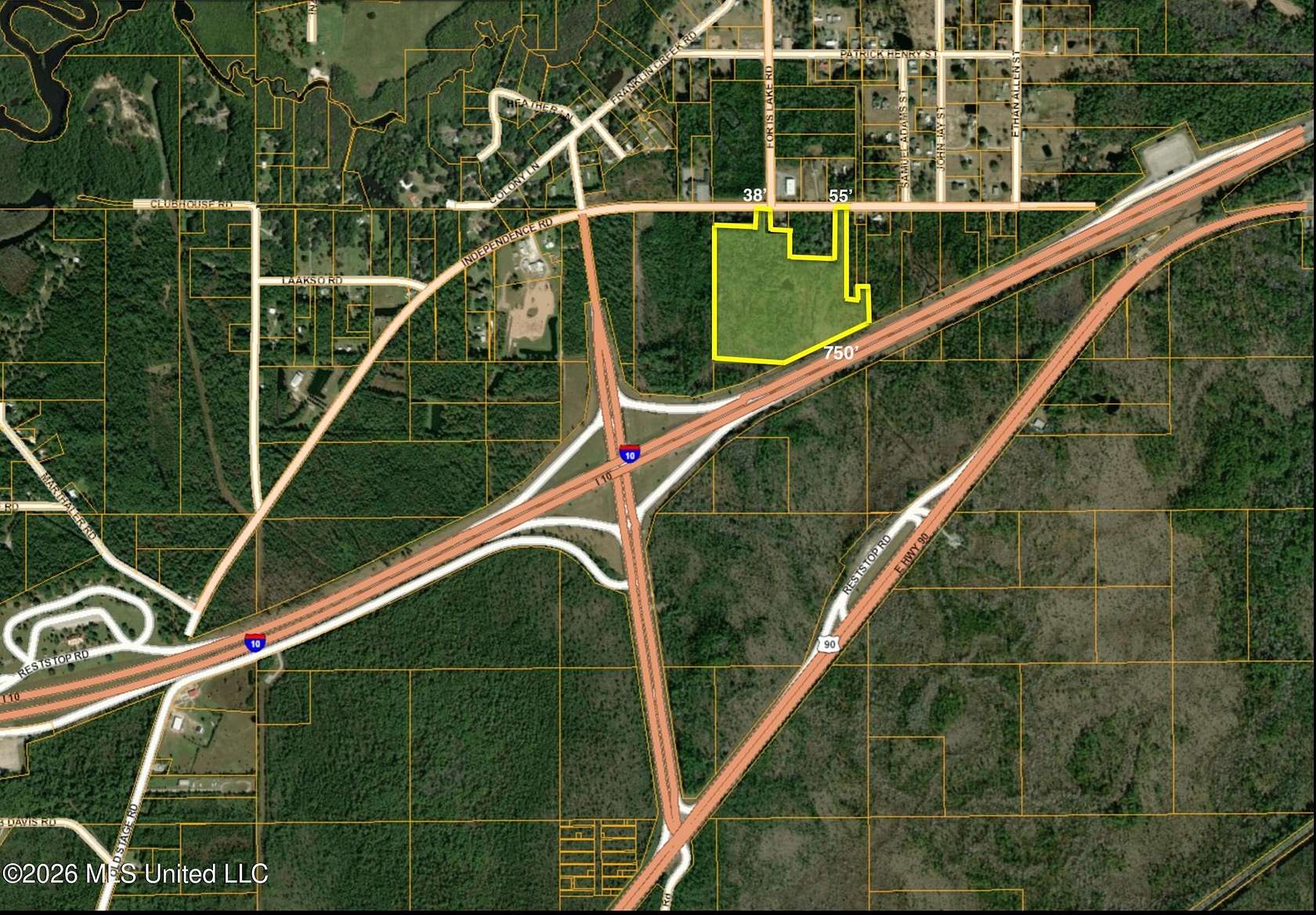 27.3 Acres of Land for Sale in Moss Point, Mississippi