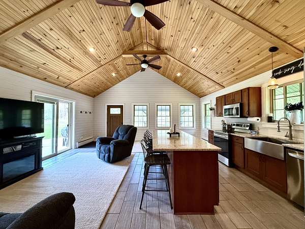 10 Acres of Land with Home for Sale in North Bangor, New York