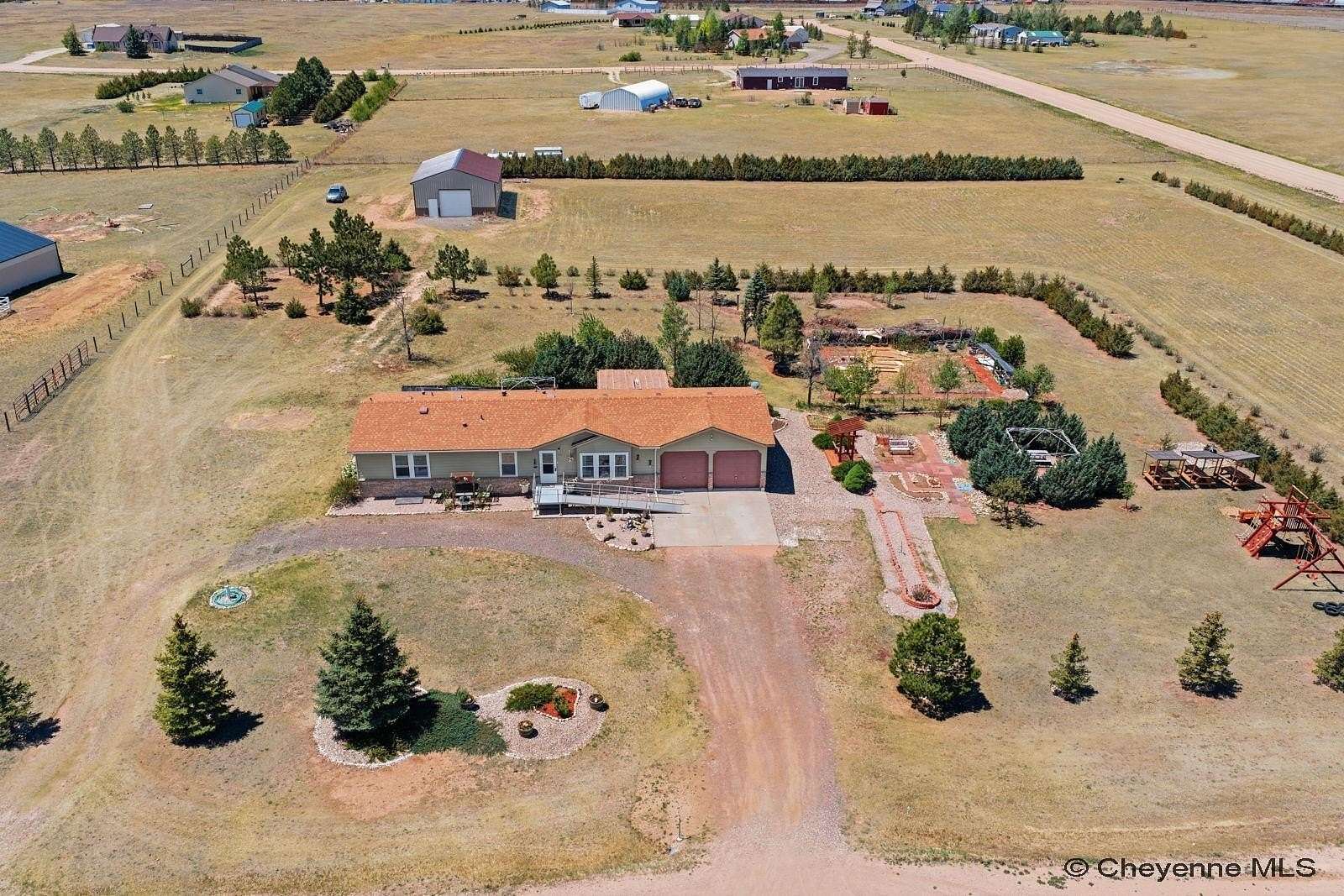 4.2 Acres of Land with Home for Sale in Cheyenne, Wyoming