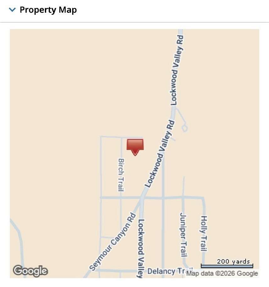 1 Acre of Residential Land for Sale in Frazier Park, California
