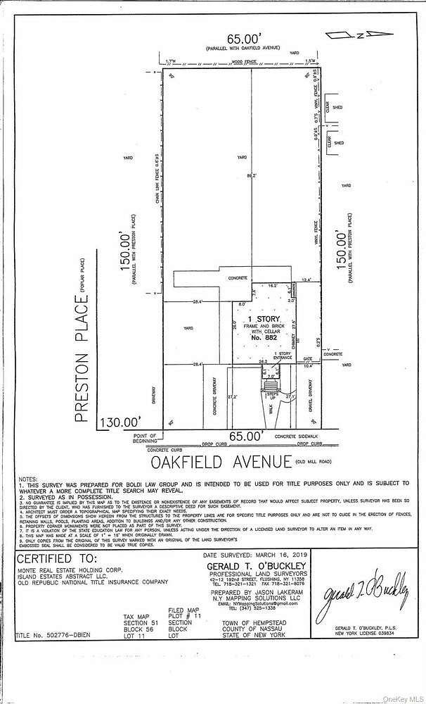 0.22 Acres of Residential Land for Sale in Wantagh, New York