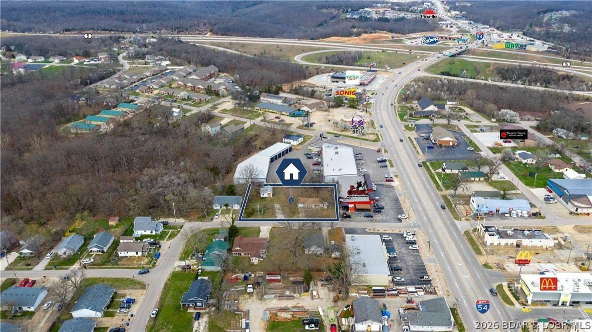 0.62 Acres of Commercial Land for Sale in Camdenton, Missouri