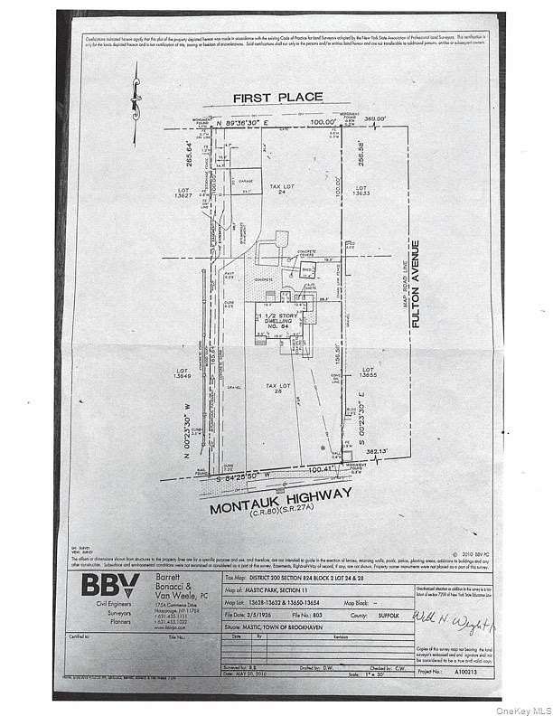 0.55 Acres of Commercial Land for Lease in Mastic, New York